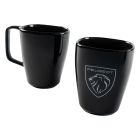 MUG GLOSSY FINISH WITH BRAND LOGO BLACK 