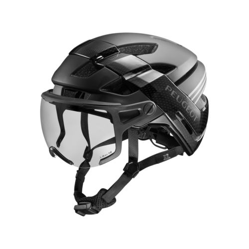 PEUGEOT X JULBO BLACK BIKE HELMET, SIZE L