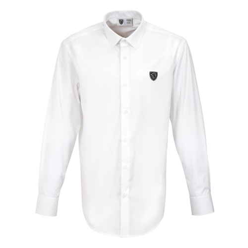 WHITE ORGANIC COTTON SHIRT MAN