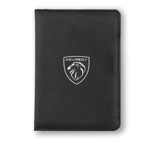 PEUGEOT BRAND LOGO VEHICLE REGISTRATION CARD CASE