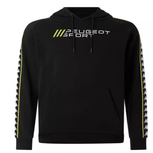 PEUGEOT SPORT X KAPPA BLACK HOODIE