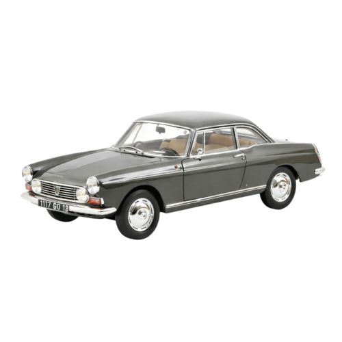 PEUGEOT MINIATURE 404 COUPE 1967 1:18 GRAPHITE GREY