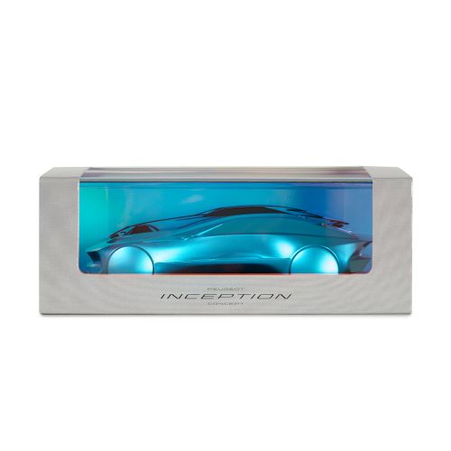 PEUGEOT MINIATURE INCEPTION CONCEPT 1:43 SILVER