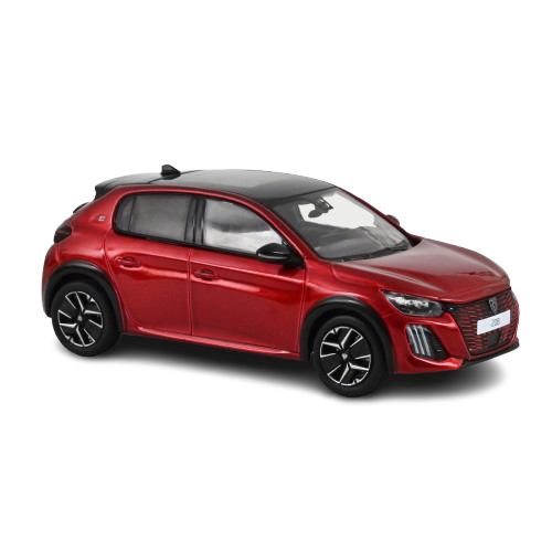 MINIATURE PEUGEOT NOUVELLE 208 GT ROUGE 1/43 - EN