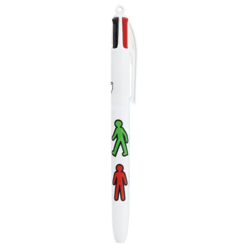 PEUGEOT CROSSWALK FOUR-COLOR BIC PEN