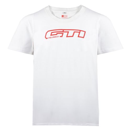 PEUGEOT E-208 GTI WHITE T-SHIRT