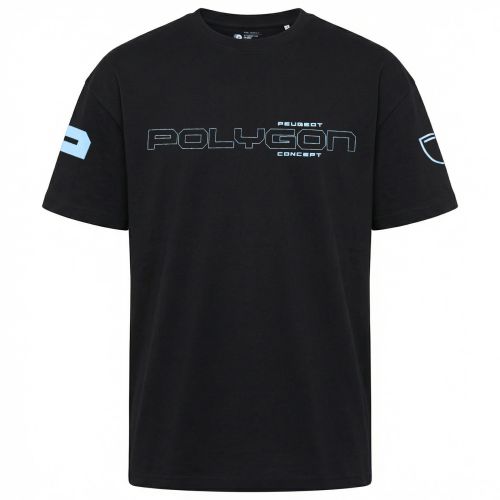 PEUGEOT POLYGON BLACK T-SHIRT